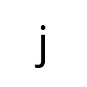 LATIN SMALL LETTER J Basic Latin Unicode U+6A