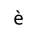 CYRILLIC SMALL LETTER IE WITH GRAVE Cyrillic Unicode U+450