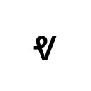 LATIN SMALL LETTER V WITH CURL Latin Extended-C Unicode U+2C74