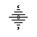 EDITORIAL CORONIS Supplemental Punctuation Unicode U+2E0E