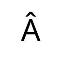 LATIN CAPITAL LETTER A WITH CIRCUMFLEX Latin-1 Supplement Unicode U+C2