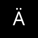 LATIN CAPITAL LETTER A WITH DIAERESIS Latin-1 Supplement Unicode U+C4