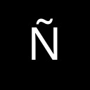 LATIN CAPITAL LETTER N WITH TILDE Latin-1 Supplement Unicode U+D1