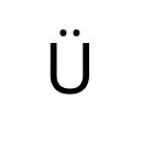 LATIN CAPITAL LETTER U WITH DIAERESIS Latin-1 Supplement Unicode U+DC