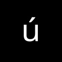 LATIN SMALL LETTER U WITH ACUTE Latin-1 Supplement Unicode U+FA