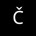 LATIN CAPITAL LETTER C WITH CARON Latin Extended-A Unicode U+10C