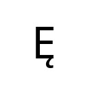 LATIN CAPITAL LETTER E WITH OGONEK Latin Extended-A Unicode U+118