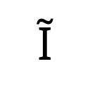 LATIN CAPITAL LETTER I WITH TILDE Latin Extended-A Unicode U+128