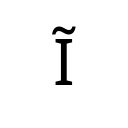 LATIN CAPITAL LETTER I WITH TILDE Latin Extended-A Unicode U+128