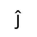 LATIN SMALL LETTER J WITH CIRCUMFLEX Latin Extended-A Unicode U+135