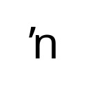 LATIN SMALL LETTER N PRECEDED BY APOSTROPHE Latin Extended-A Unicode U+149