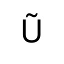 LATIN CAPITAL LETTER U WITH TILDE Latin Extended-A Unicode U+168