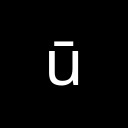 LATIN SMALL LETTER U WITH MACRON Latin Extended-A Unicode U+16B