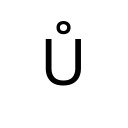 LATIN CAPITAL LETTER U WITH RING ABOVE Latin Extended-A Unicode U+16E