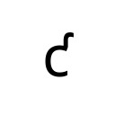 LATIN SMALL LETTER C WITH HOOK Latin Extended-B Unicode U+188