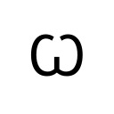 CYRILLIC CAPITAL LETTER BROAD OMEGA Cyrillic Extended-B Unicode U+A64C