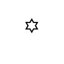 SLAVONIC ASTERISK Cyrillic Extended-B Unicode U+A673