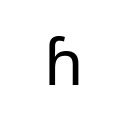 CYRILLIC SMALL LETTER HWE Cyrillic Extended-B Unicode U+A695