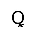 LATIN CAPITAL LETTER Q WITH STROKE THROUGH DESCENDER Latin Extended-D Unicode U+A756