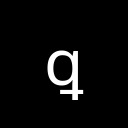 LATIN SMALL LETTER Q WITH STROKE THROUGH DESCENDER Latin Extended-D Unicode U+A757