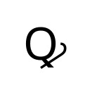 LATIN CAPITAL LETTER Q WITH DIAGONAL STROKE Latin Extended-D Unicode U+A758
