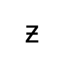 LATIN SMALL LETTER Z WITH STROKE Latin Extended-B Unicode U+1B6