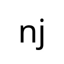 LATIN SMALL LETTER NJ Latin Extended-B Unicode U+1CC