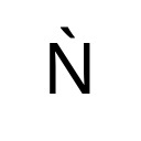 LATIN CAPITAL LETTER N WITH GRAVE Latin Extended-B Unicode U+1F8