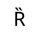 LATIN CAPITAL LETTER R WITH DOUBLE GRAVE Latin Extended-B Unicode U+210