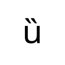 LATIN SMALL LETTER U WITH DOUBLE GRAVE Latin Extended-B Unicode U+215