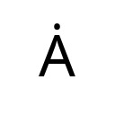 LATIN CAPITAL LETTER A WITH DOT ABOVE Latin Extended-B Unicode U+226