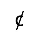 LATIN SMALL LETTER C WITH STROKE Latin Extended-B Unicode U+23C