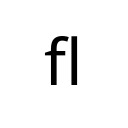 LATIN SMALL LIGATURE FL Alphabetic Presentation Forms Unicode U+FB02