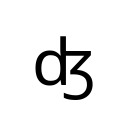 LATIN SMALL LETTER DEZH DIGRAPH IPA Extensions Unicode U+2A4
