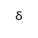 MODIFIER LETTER SMALL DELTA Phonetic Extensions Unicode U+1D5F