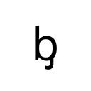 LATIN SMALL LETTER B WITH PALATAL HOOK Phonetic Extensions Supplement Unicode U+1D80
