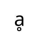 LATIN SMALL LETTER A WITH RING BELOW Latin Extended Additional Unicode U+1E01