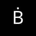 LATIN CAPITAL LETTER B WITH DOT ABOVE Latin Extended Additional Unicode U+1E02
