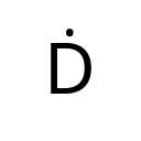 LATIN CAPITAL LETTER D WITH DOT ABOVE Latin Extended Additional Unicode U+1E0A