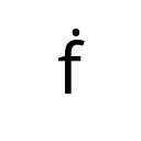 LATIN SMALL LETTER F WITH DOT ABOVE Latin Extended Additional Unicode U+1E1F