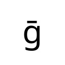 LATIN SMALL LETTER G WITH MACRON Latin Extended Additional Unicode U+1E21