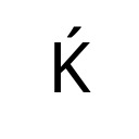 LATIN CAPITAL LETTER K WITH ACUTE Latin Extended Additional Unicode U+1E30