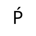 LATIN CAPITAL LETTER P WITH ACUTE Latin Extended Additional Unicode U+1E54