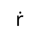 LATIN SMALL LETTER R WITH DOT ABOVE Latin Extended Additional Unicode U+1E59