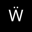 LATIN CAPITAL LETTER W WITH DIAERESIS Latin Extended Additional Unicode U+1E84