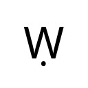 LATIN CAPITAL LETTER W WITH DOT BELOW Latin Extended Additional Unicode U+1E88