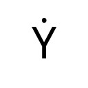 LATIN CAPITAL LETTER Y WITH DOT ABOVE Latin Extended Additional Unicode U+1E8E