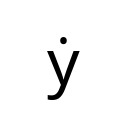 LATIN SMALL LETTER Y WITH DOT ABOVE Latin Extended Additional Unicode U+1E8F