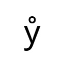 LATIN SMALL LETTER Y WITH RING ABOVE Latin Extended Additional Unicode U+1E99