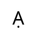LATIN CAPITAL LETTER A WITH DOT BELOW Latin Extended Additional Unicode U+1EA0